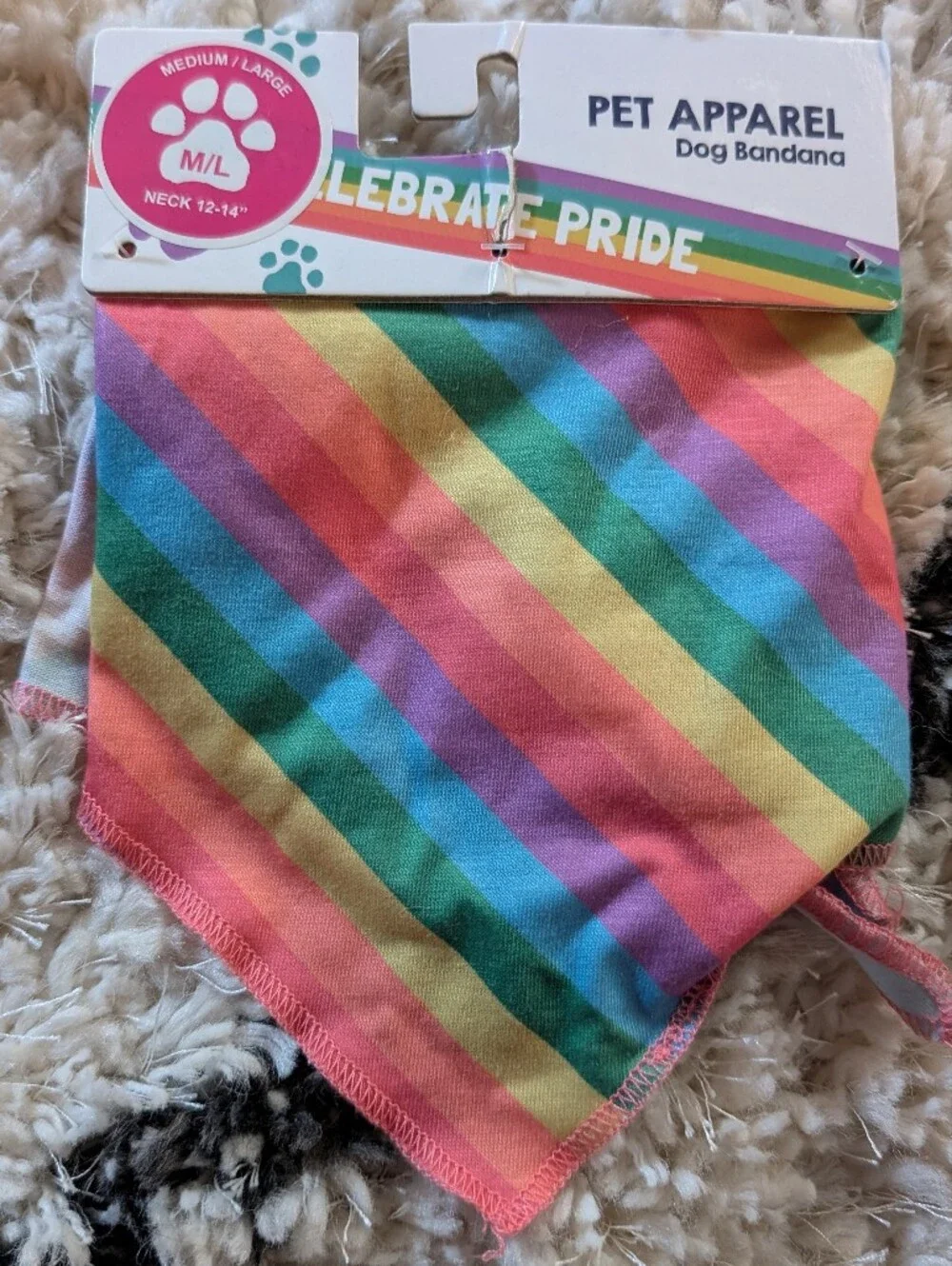 Rainbow Dog Bandana